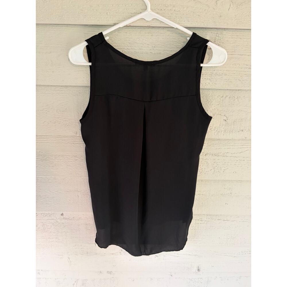 Amber Blue Black Sleeveless Blouse Tank Top Women’s Medium - Picture 7 of 7